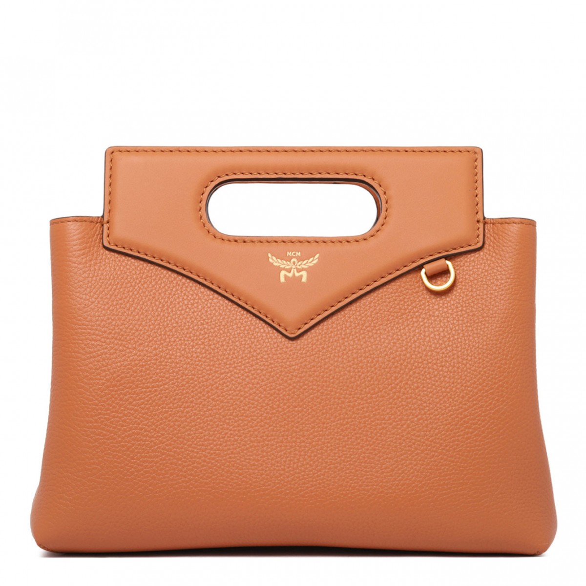 Camel Brown Mini Soft Diamond Tote Bag