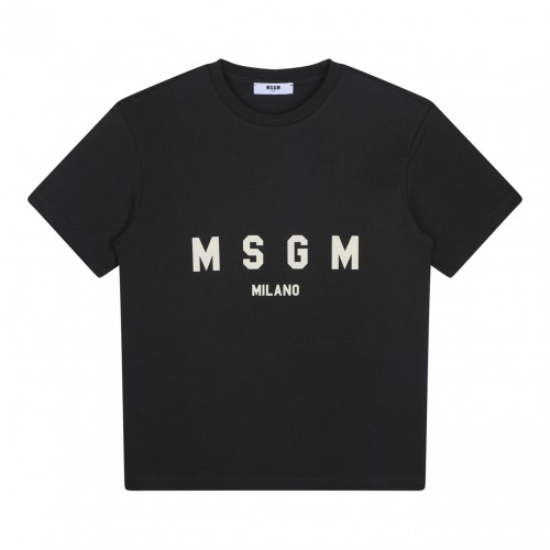 Black Logo Print T-Shirt