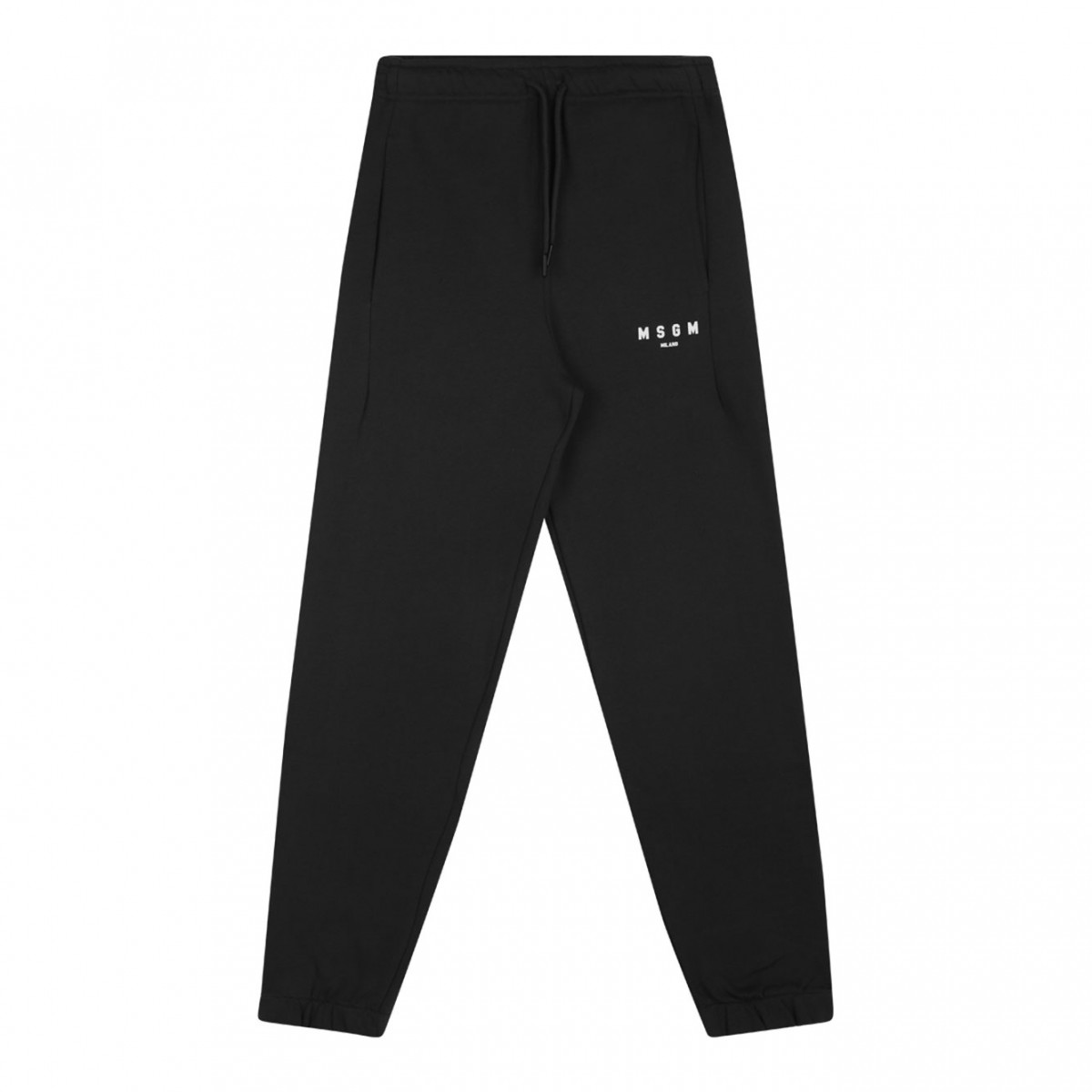 Black Logo Print Sweatpants