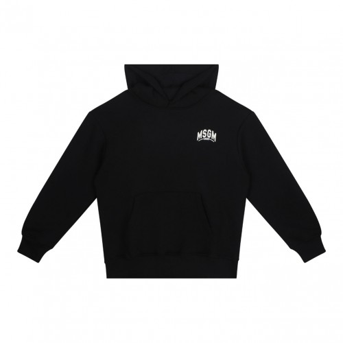 Black Logo Patch Hoodie