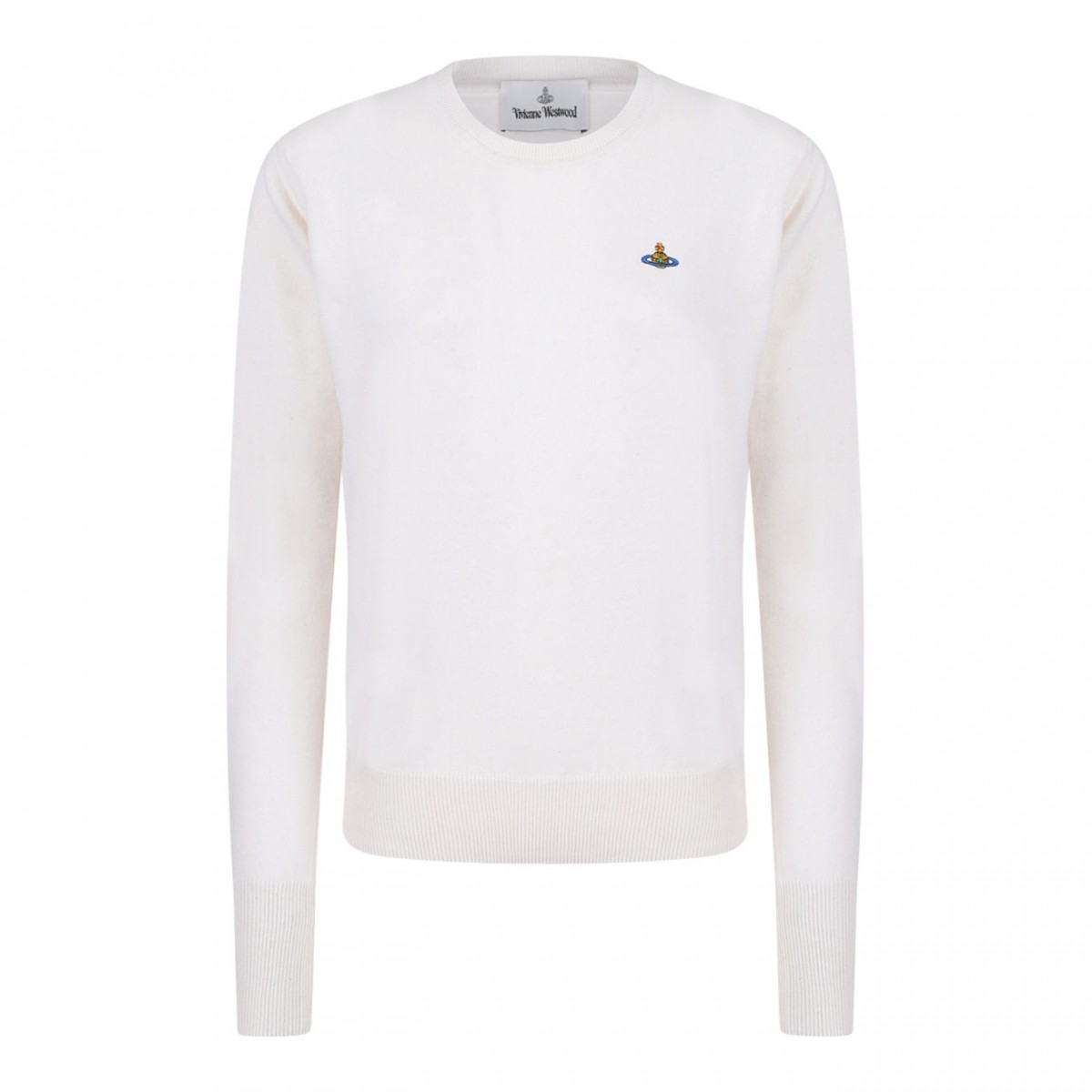 White Orb Embroidered Jumper