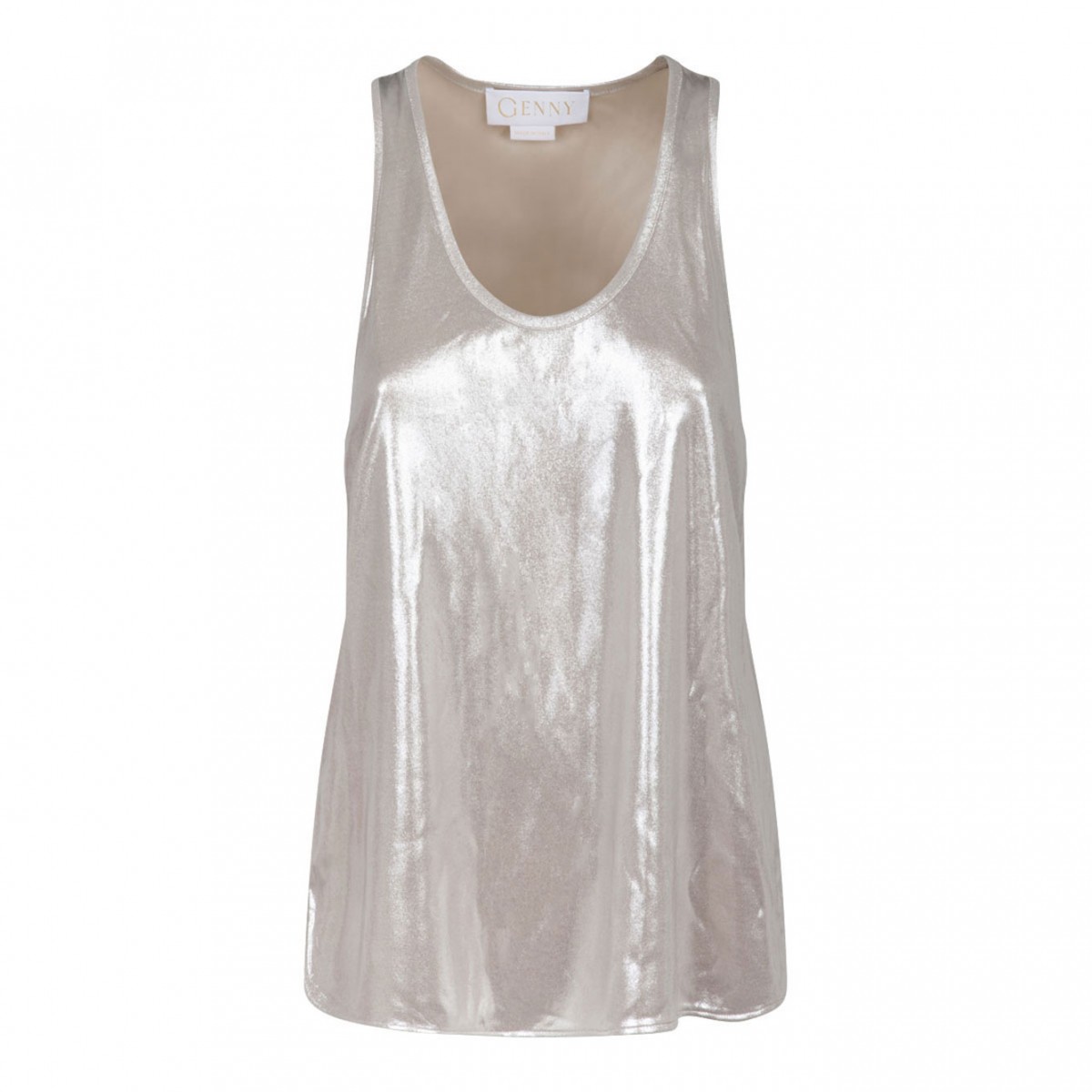 Lurex Sleeveless Top