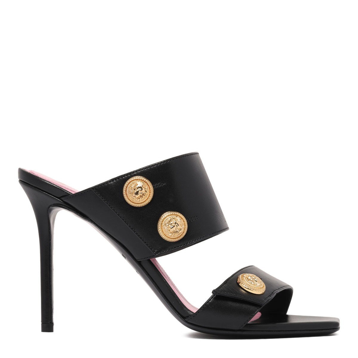 Black Eva Heeled Sabot