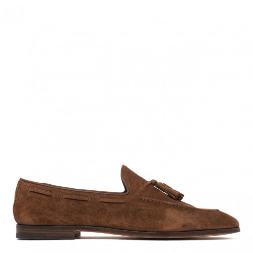 Brown Suede Loafers