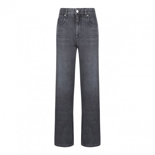 Anthracite Grey Flared Jeans