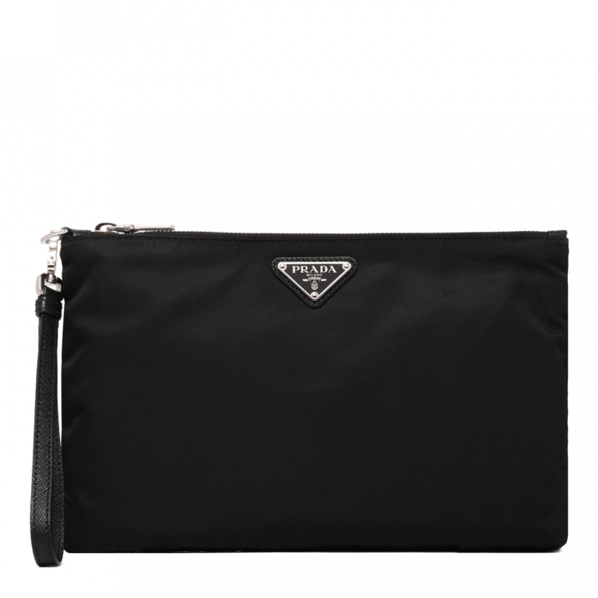 Black Re-Nylon Clutch