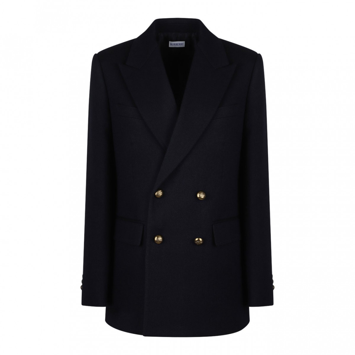 Navy Blue Wool Jacket