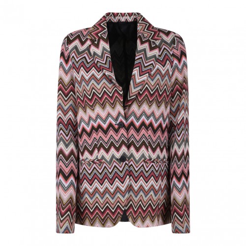 ZigZag Woven Blazer