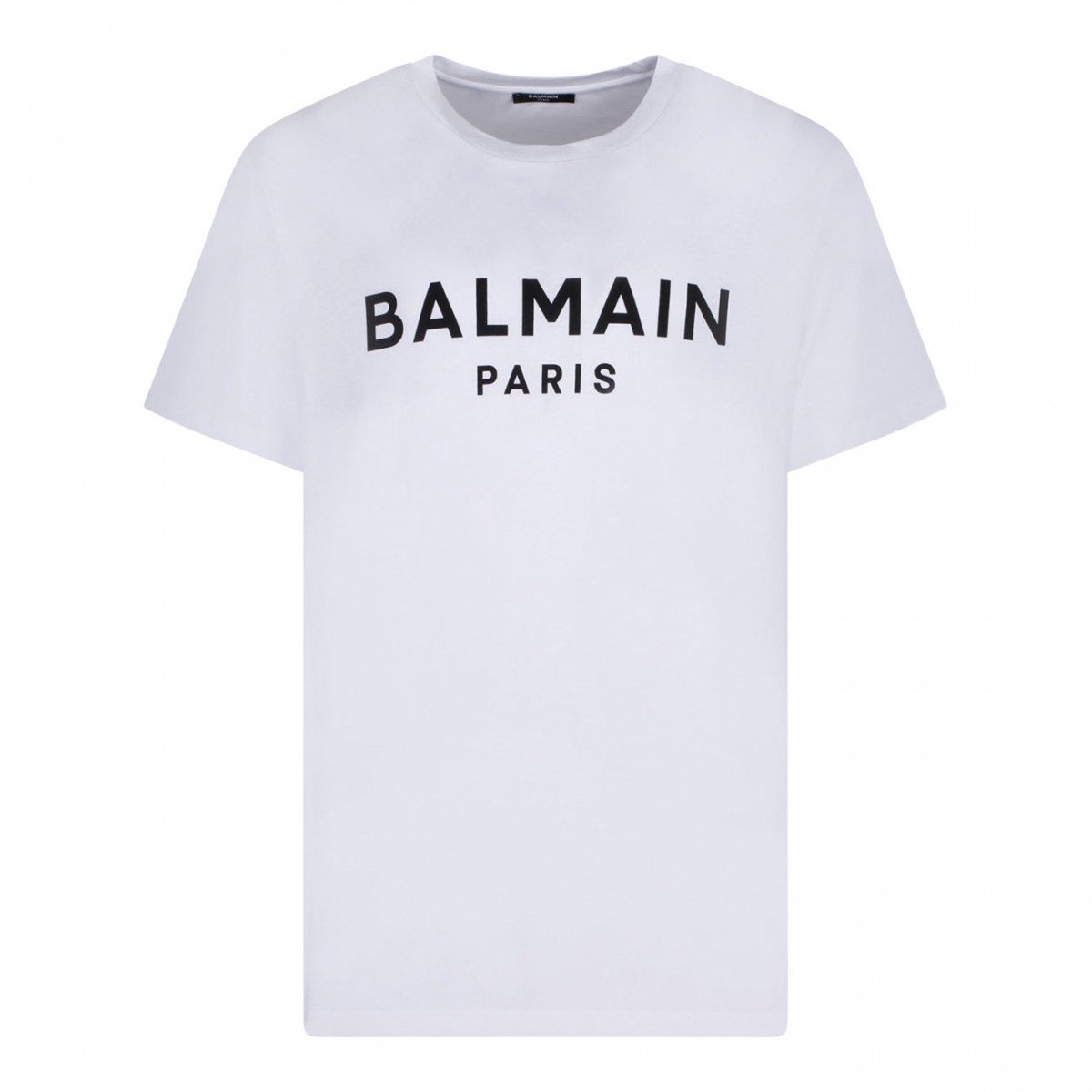 White Logo Print T-Shirt