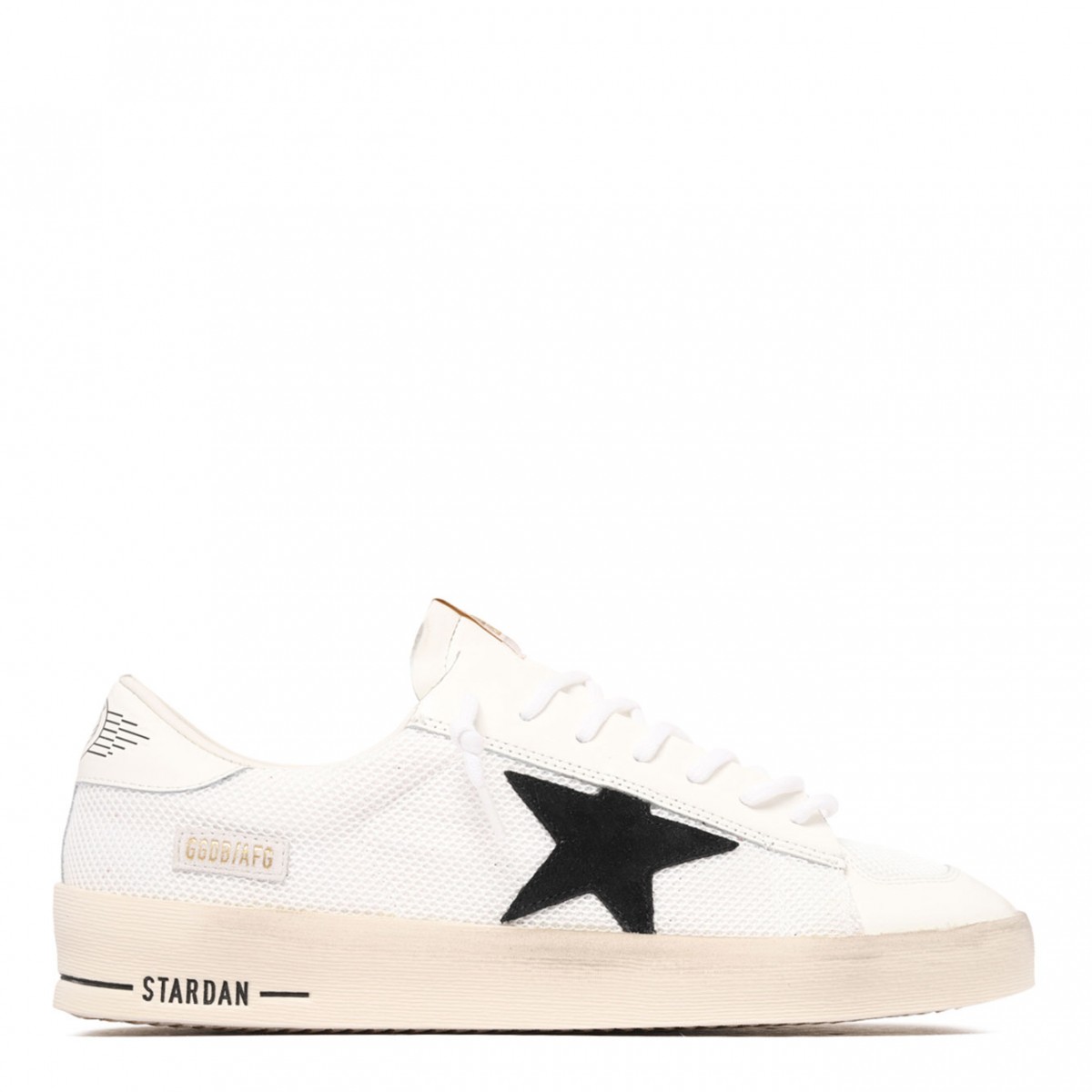 White and Black Stardan Sneakers