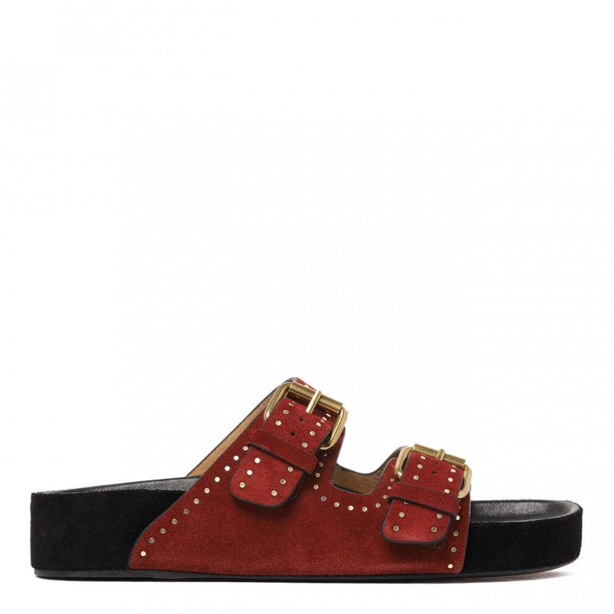 Burgundy Lennyo Sandals