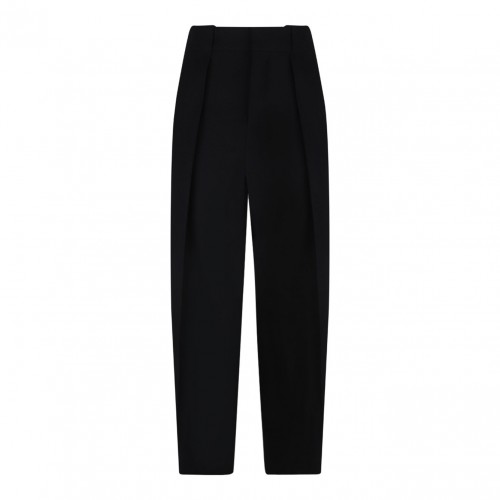 Black Pleated Trousers