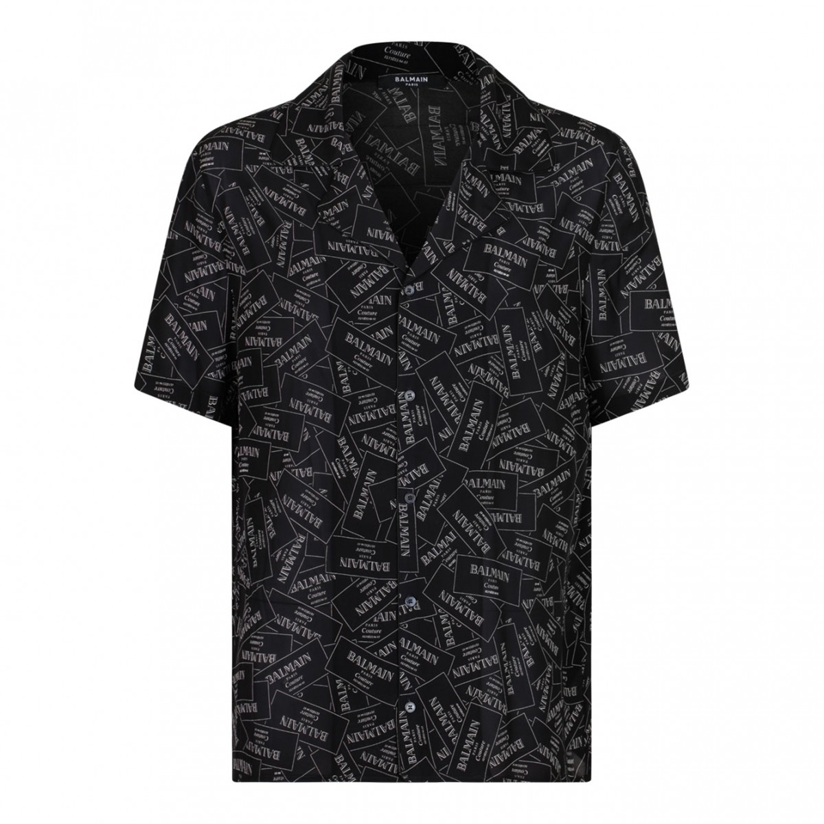 Black Logo Print Shirt