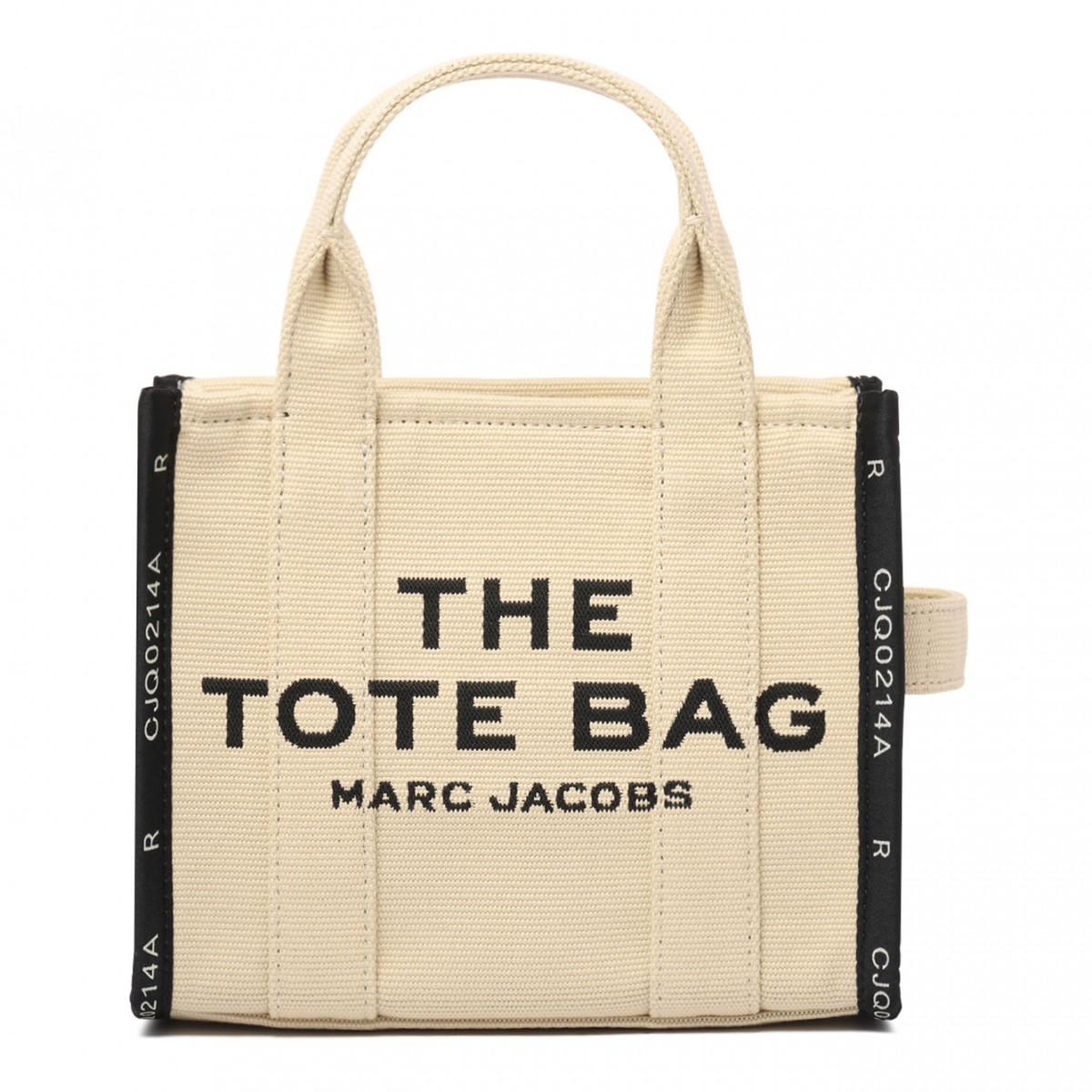 Beige The Jacquard Small Tote Bag