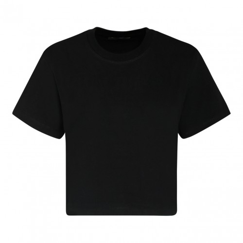 Burberry Black Cotton Logo Patch T-Shirt.| COLOGNESE 1882