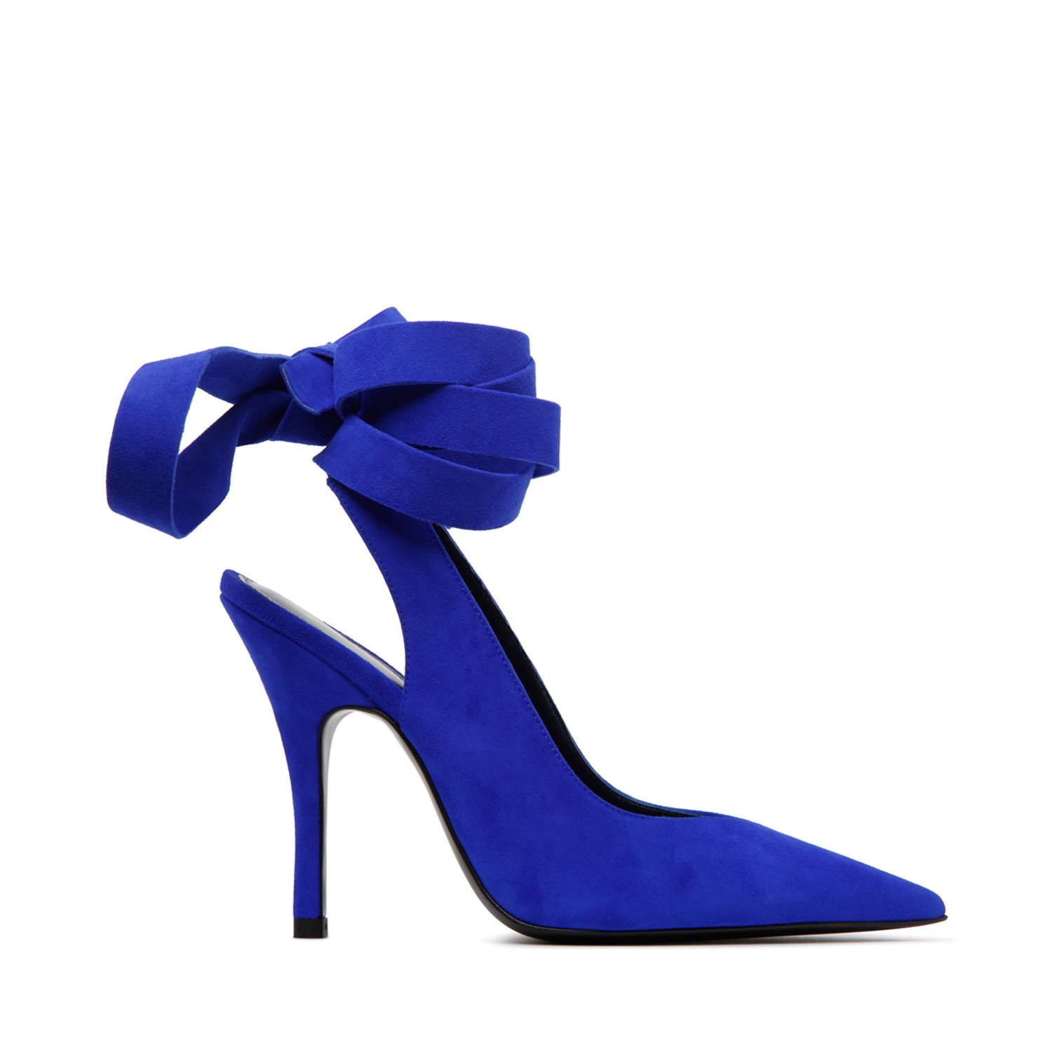 Cobalt Blue Leather Slingback Pumps| COLOGNESE 1882