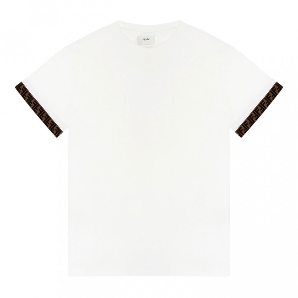 logo print T-Shirt, Fendi Kids