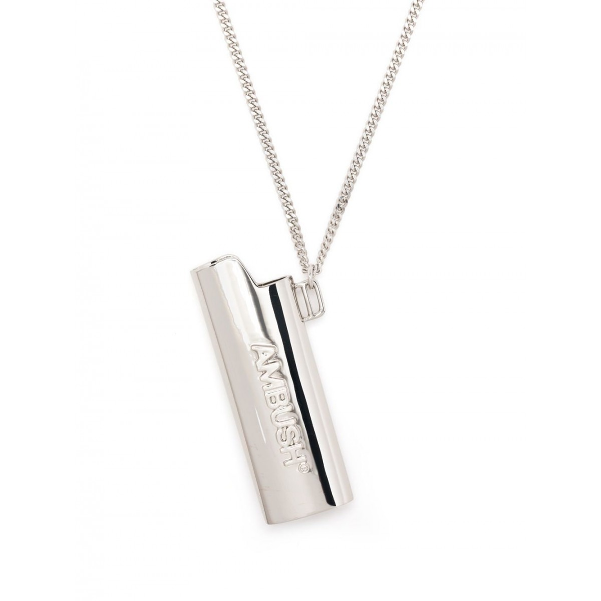 Ambush Silver-Tone Engraved Logo Whistle Necklace. | COLOGNESE 1882