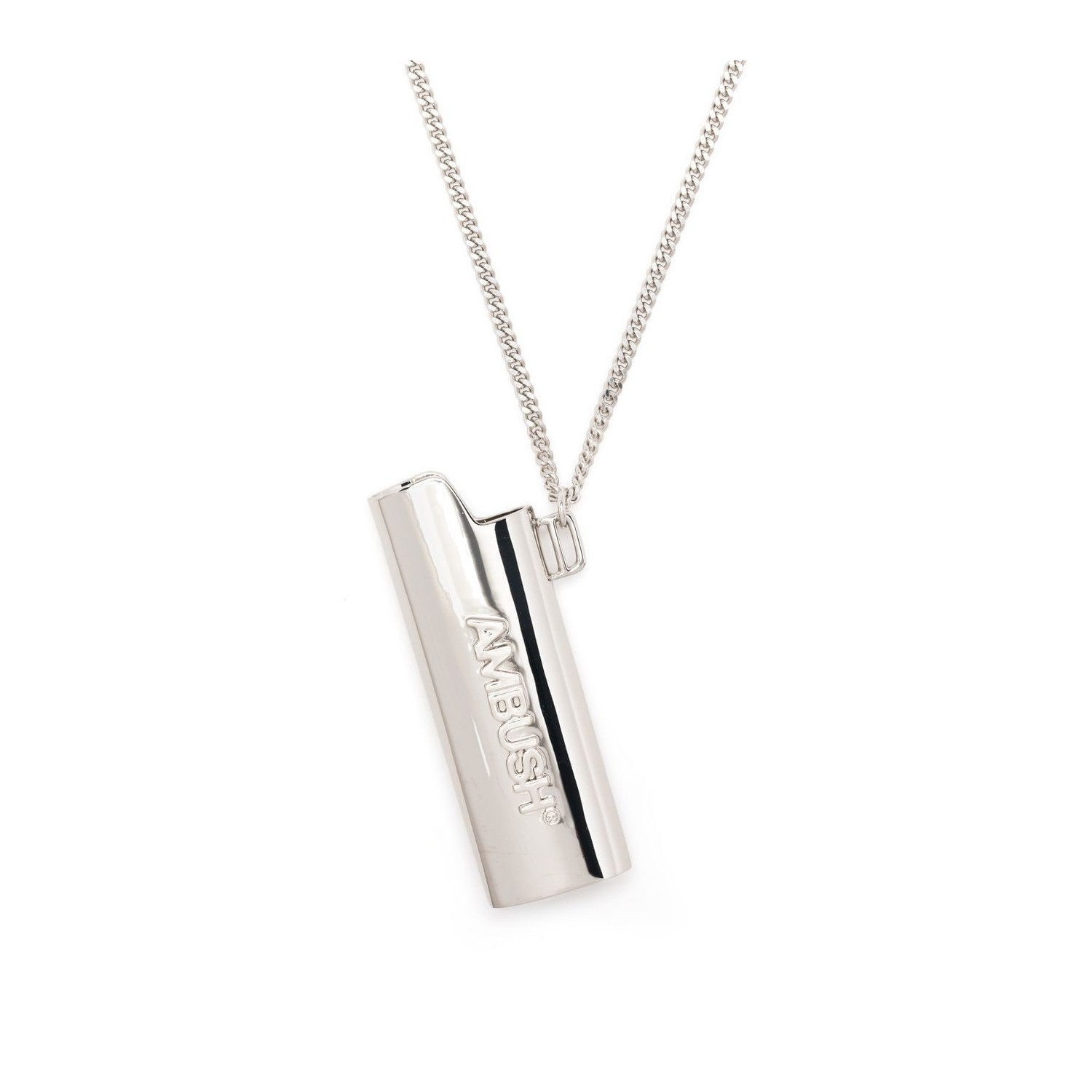 Ambush Silver-Tone Engraved Logo Whistle Necklace. | COLOGNESE 1882