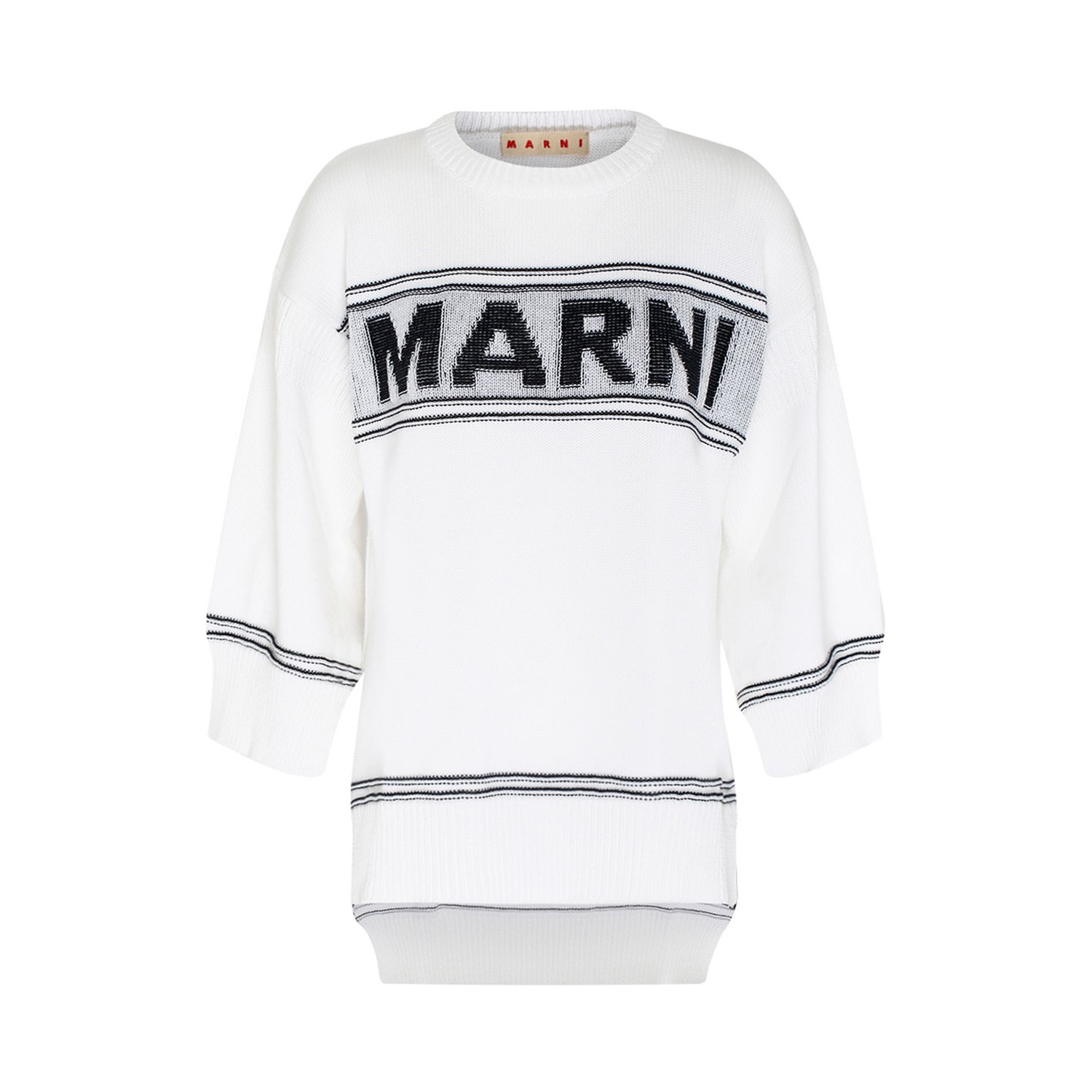 Kids Marni Intarsia Sweater - Blue