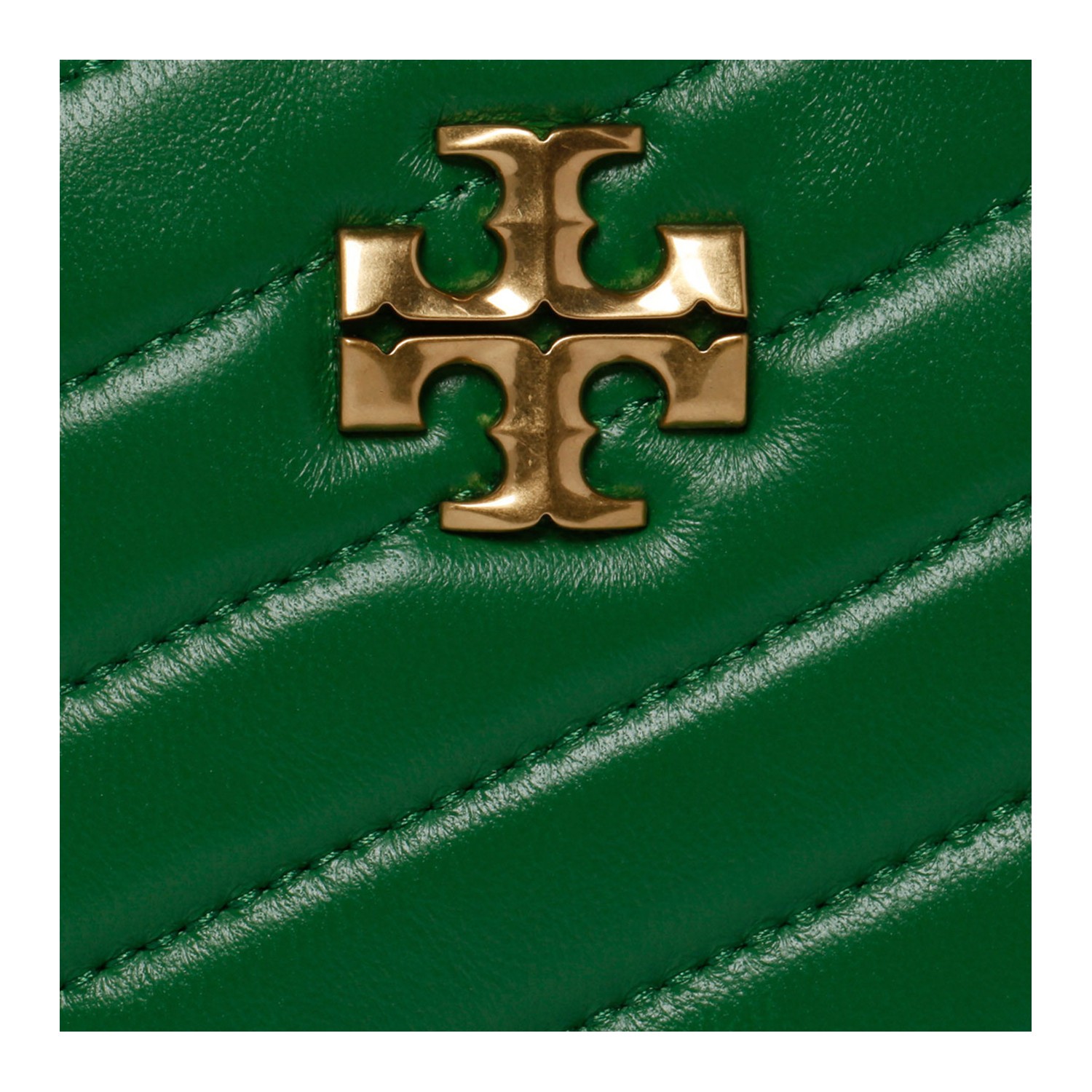 Tory Burch Basil Lamb Skin Small Chevron Crossbody Bag