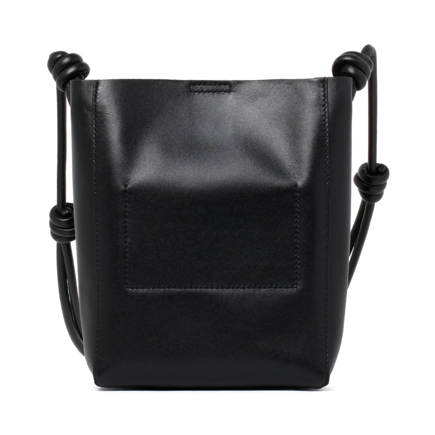 Black Calf Leather Giro Crossbody Bag| COLOGNESE 1882