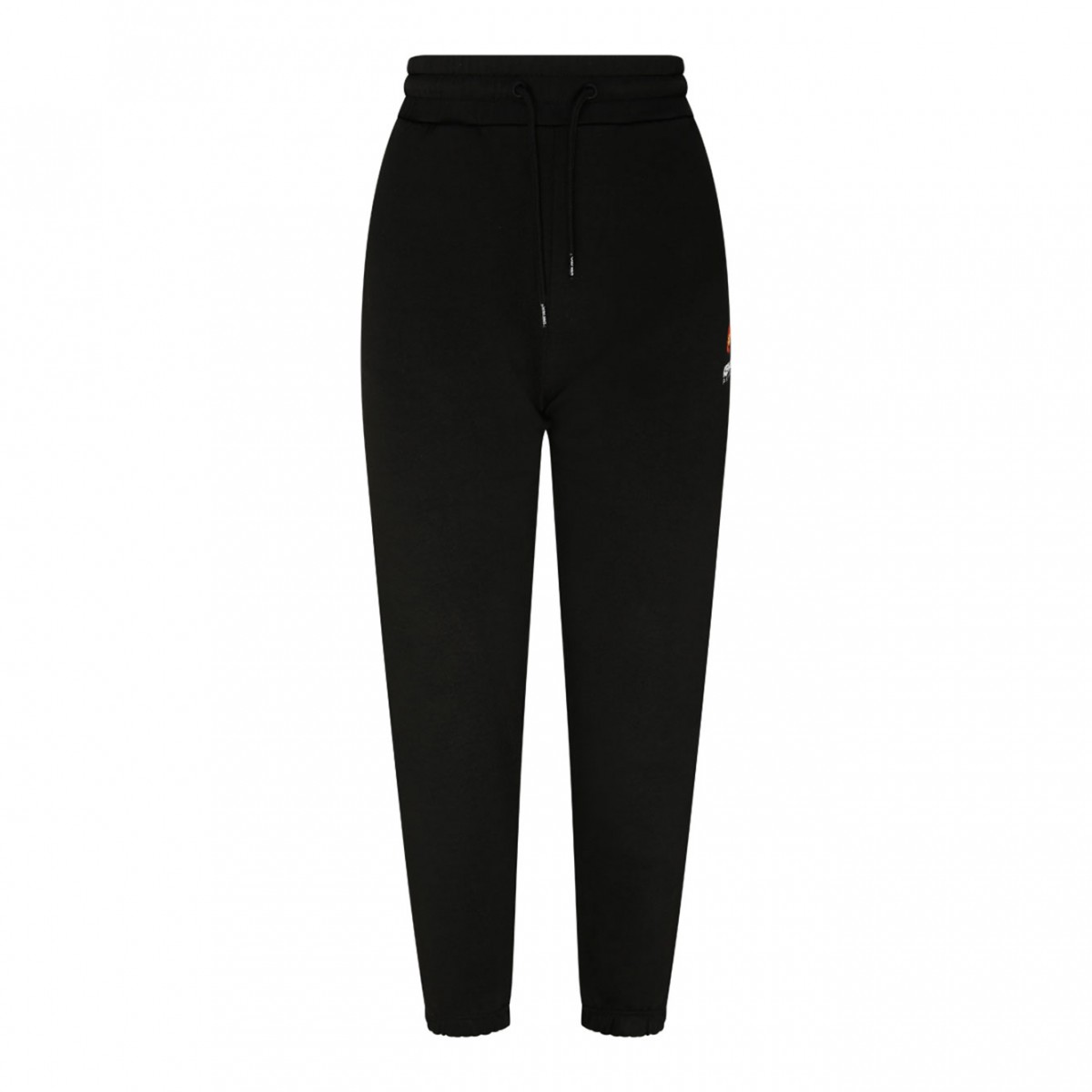 Kenzo Black Cotton Flower Track Pants