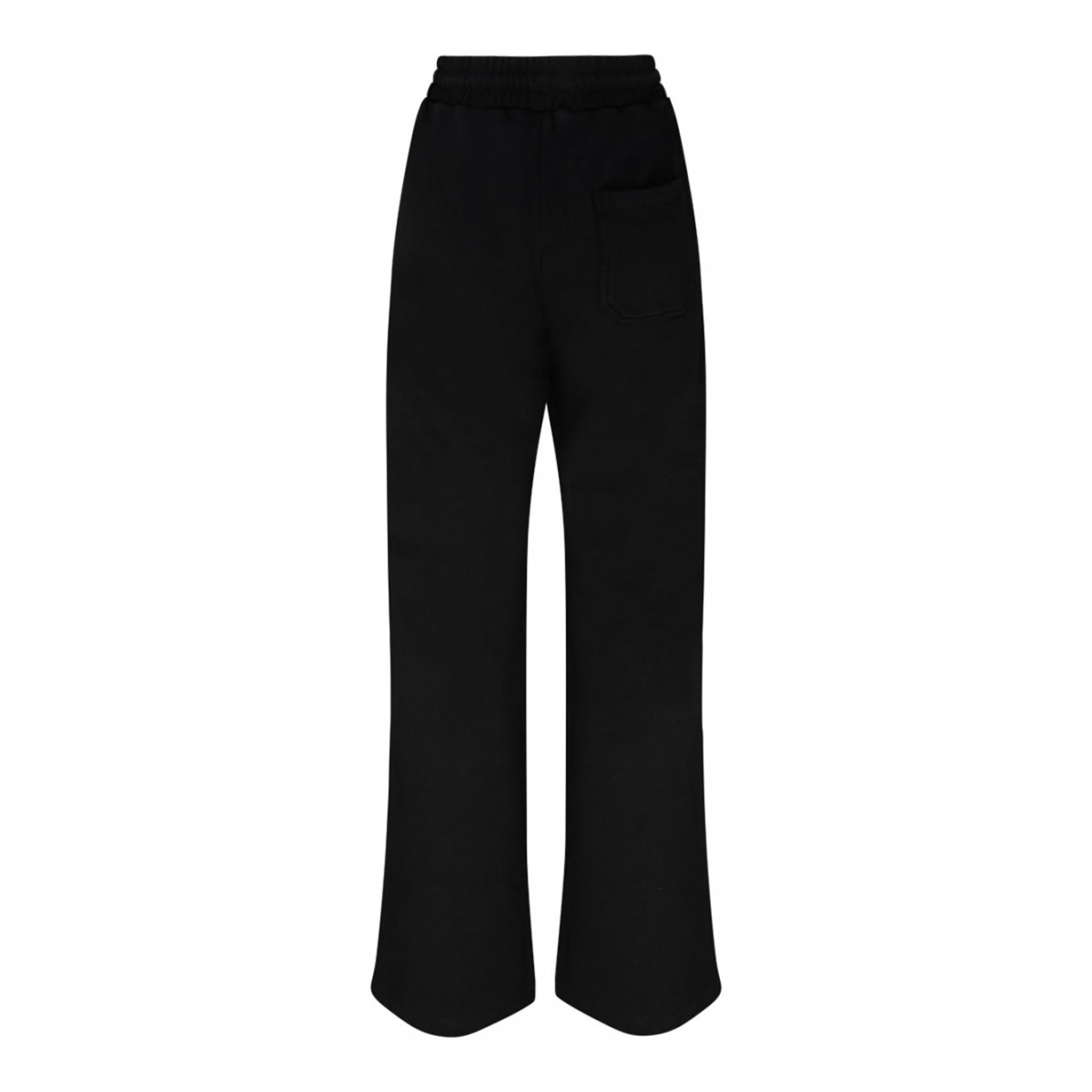 Black cotton 2025 tracksuit bottoms