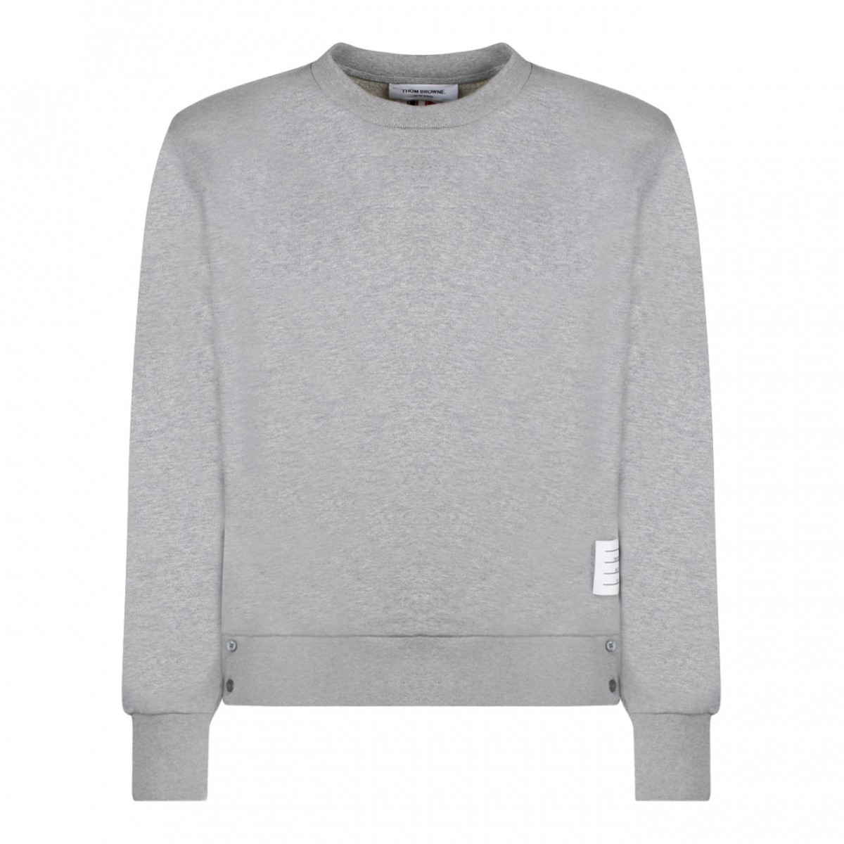 Light Grey Cotton RWB Stripe Sweatshirt| COLOGNESE 1882