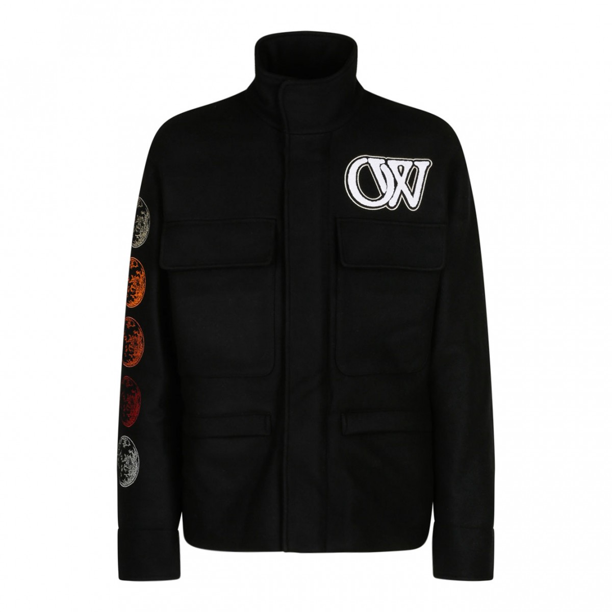 Black Phase Varsity Jacket