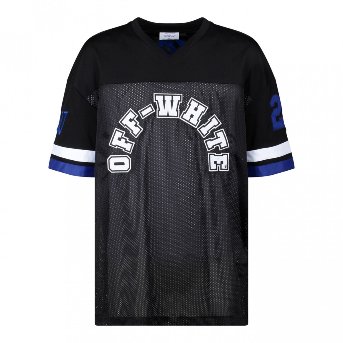 Black, White and Royal Blue T-Shirt