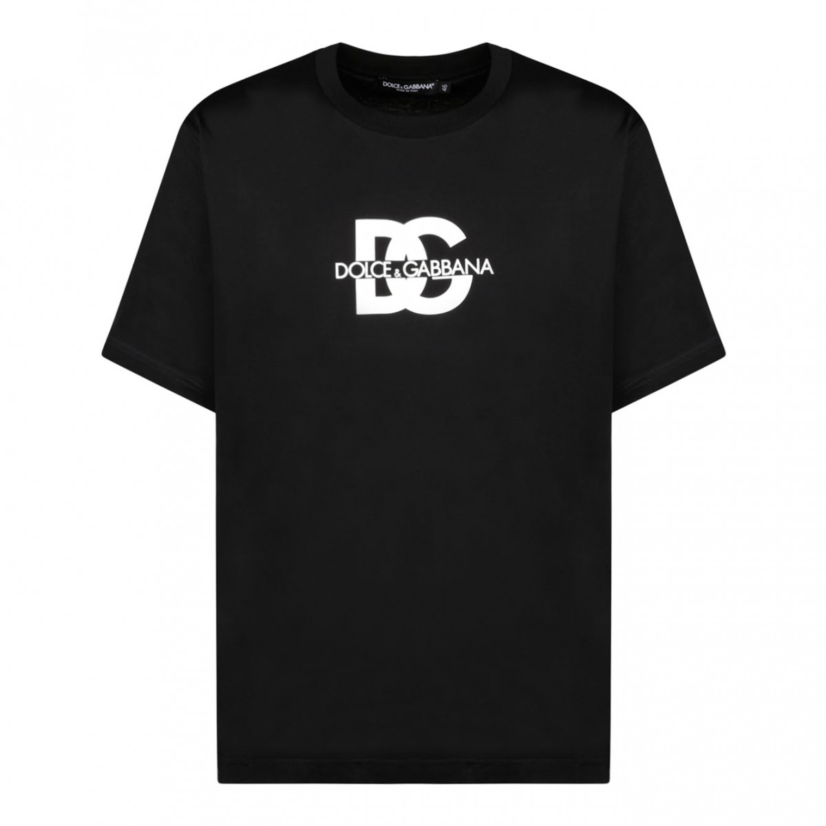 Black T-Shirt With DG Print| COLOGNESE 1882