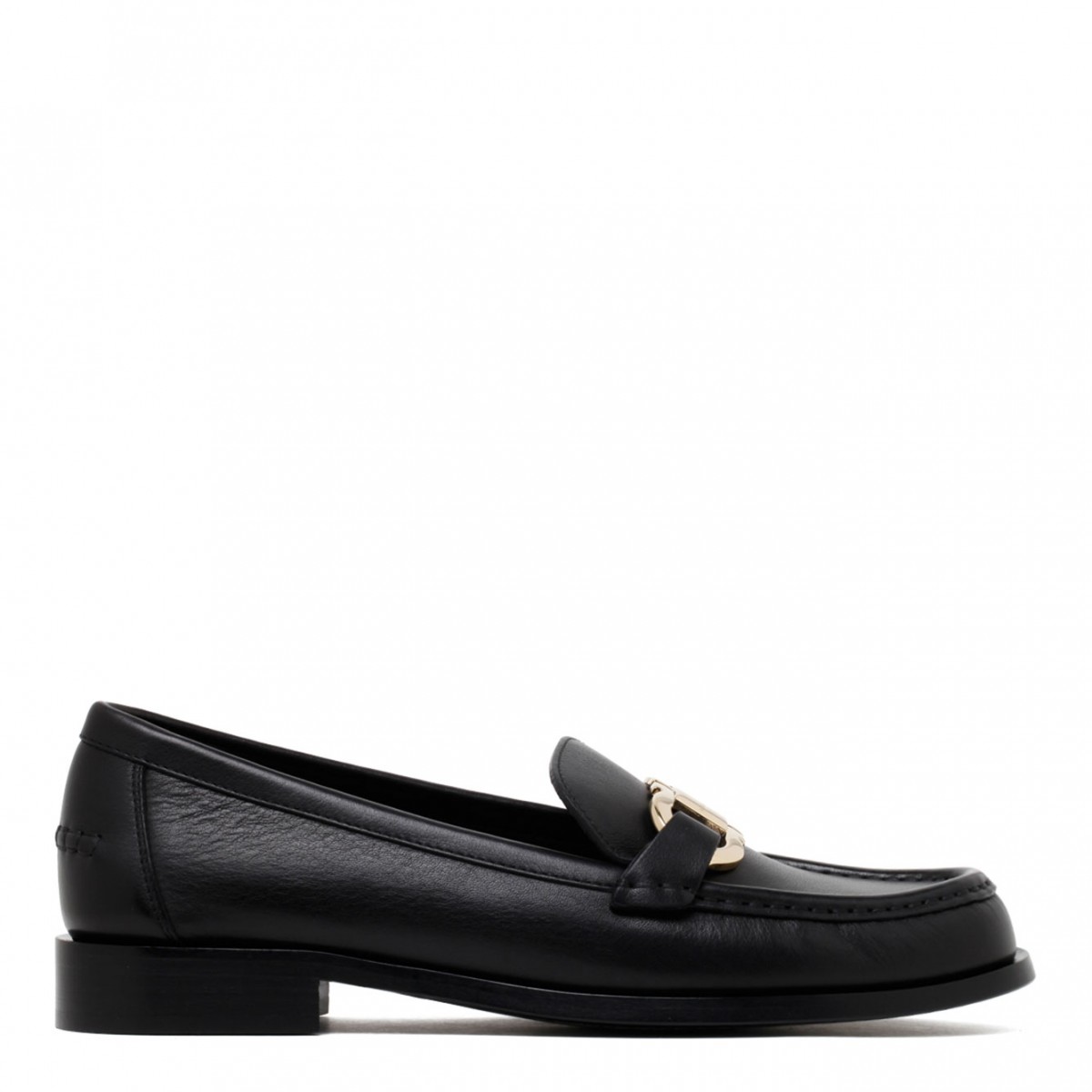 British-Inspired Black Moccasin