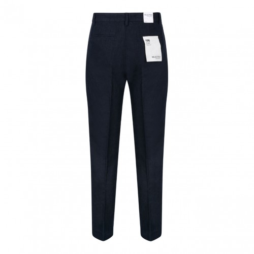Michael Kors pants womens 2 dark navy blue mid rise slim leg stretch zip  pocket