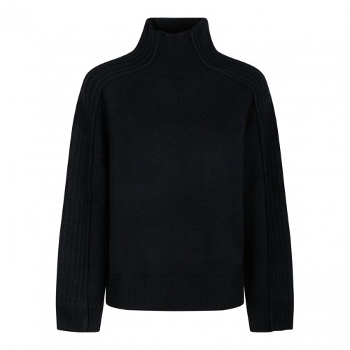 Black Wool Jumper