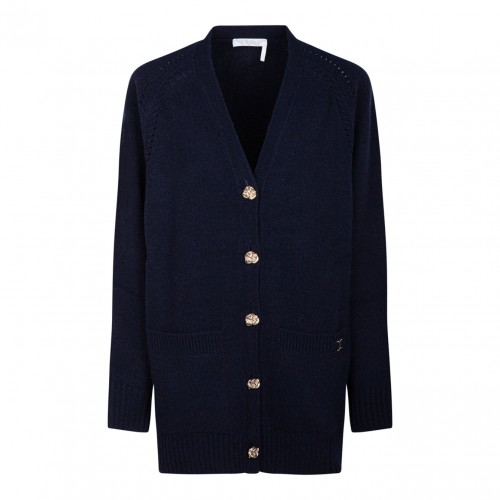 Navy Blue Cardigan