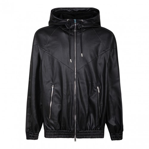 Black Hybrid Swag Track Jacket