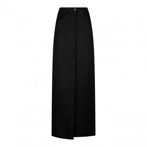 Black Wrap Skirt