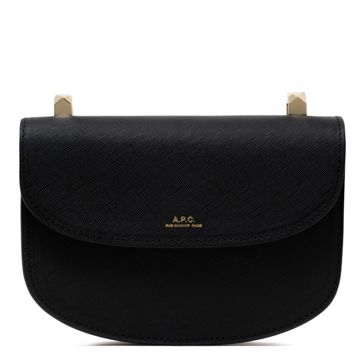 Black Geneve Mini Crossbody Bag.