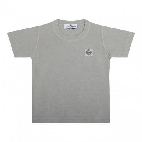 Pearl Grey Cotton T-Shirt