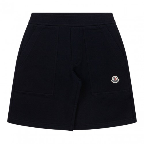 Black Logo Patch Shorts