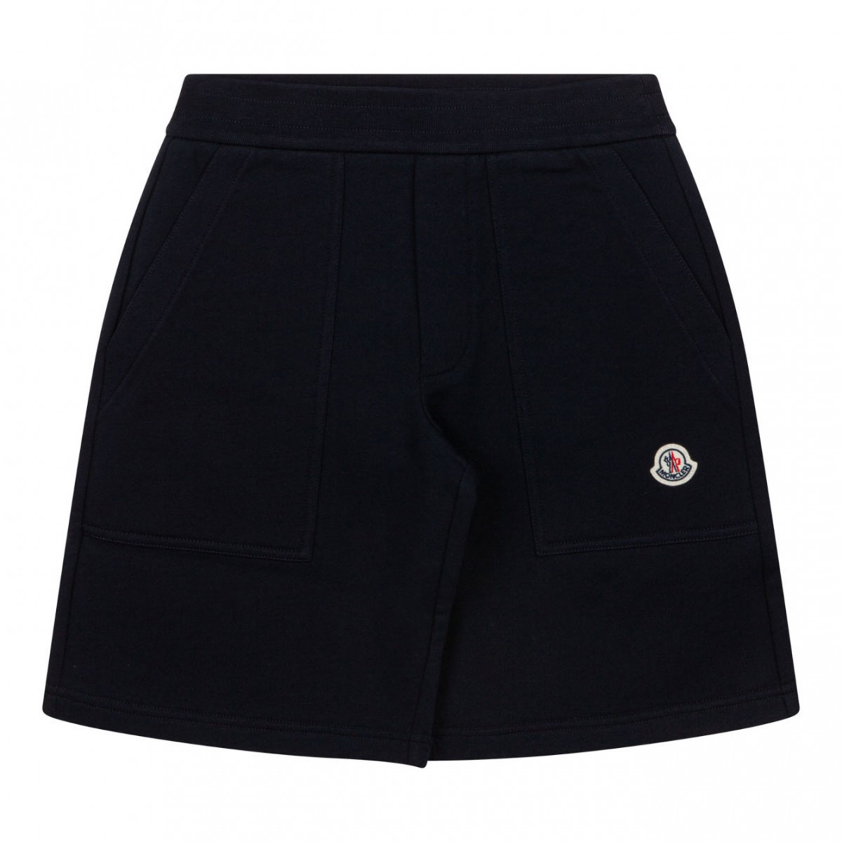 Black Logo Patch Shorts