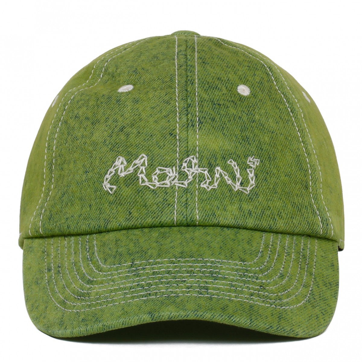 Kiwi Green Denim Hat