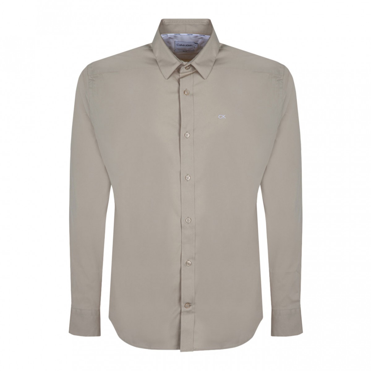 Ecru Monogram Embroidered Shirt