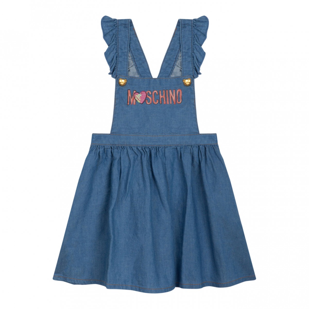 Denim Overall Dress