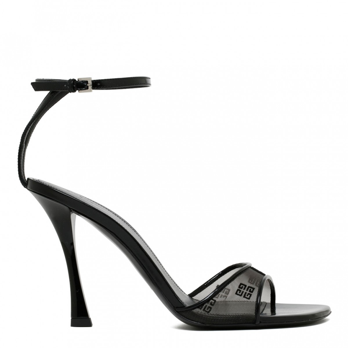 Black Stitch Sandals