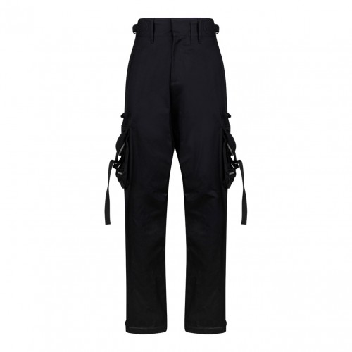 Black Cargo Trousers