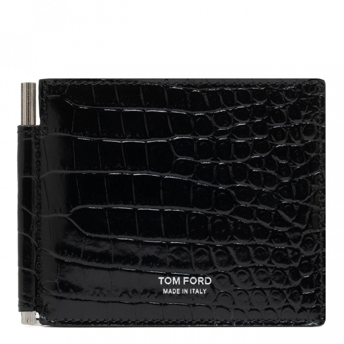 Black T Line Money Clip Wallet