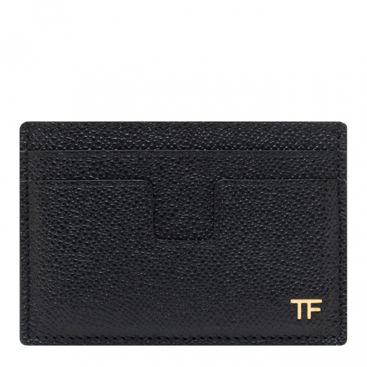 Black T Line Classic Card Holder