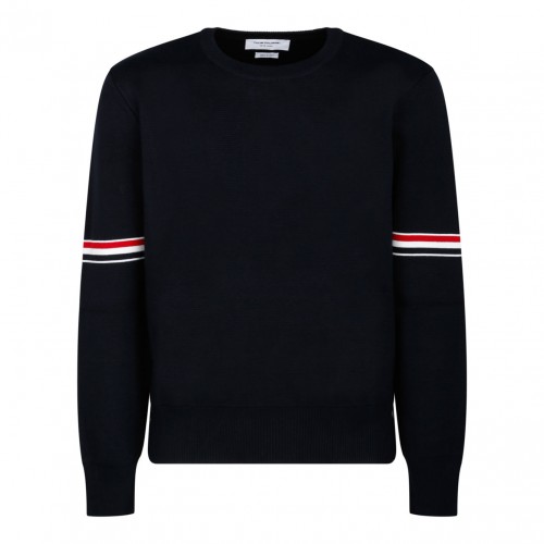 Navy Milano Stripe Pullover